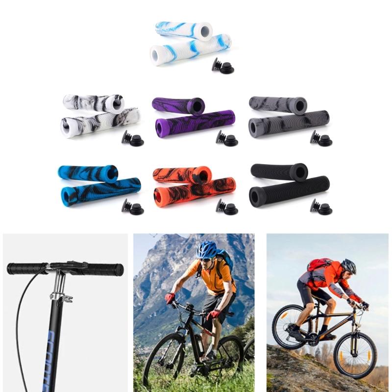 Mountain Bike Grips Rubber Bicycles Handlebar Grips NonSlip Bike Handle Grips