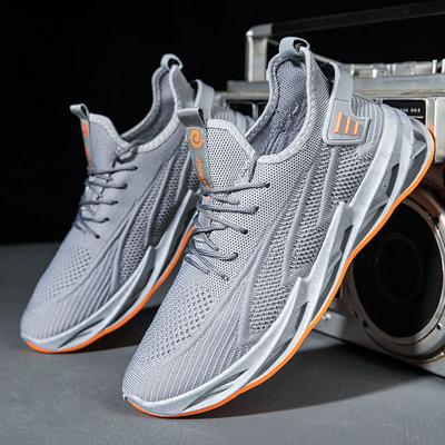 Erkek Yeni Nefes Alabilir File Spor Ayakkabılar Hafif ve Dayanıklı Kalın Taban Koşu Ayakkabıları Moda Çok Yönlü Günlük Ayakkabılar spor ayakkabı