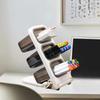 Foldable Desktop Storage Box Large Capacity Makeup Brush Storage Box  Desktop Organizer