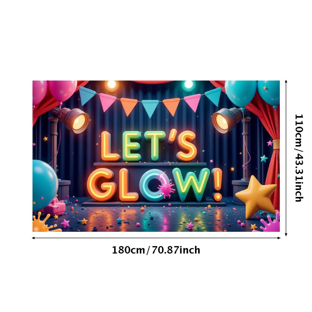 Photo Prop LED Neon Banner Party Decoration Glow Effect Neon Sign For Festival Decoration Party Celebration Night Event