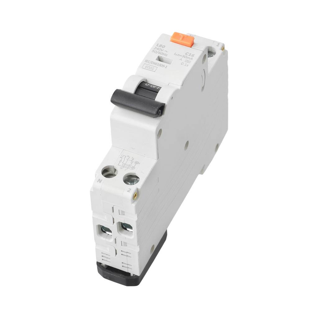 Compact Circuit Breaker 16 Amp Circuit Breaker Fast Reaction Time 0.1s Flame-Retardant Material Household And Industrial Use