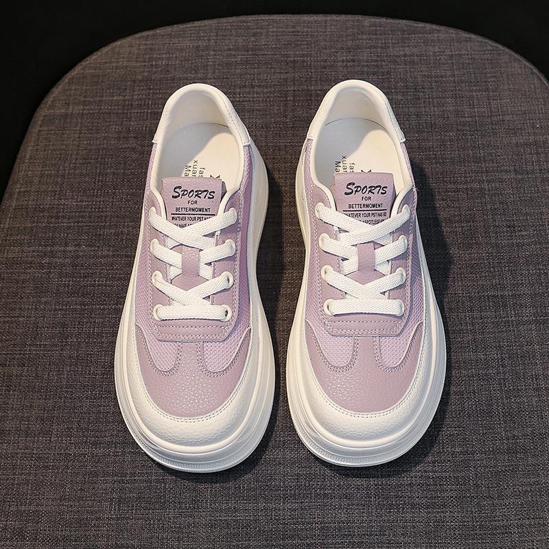 

2025 новые белые кроссовки на толстой подошве женские сетчатые дышащие повседневные кроссовки женская обувь популярная женская обувь немецкие тренировочные кроссовки летние кеды 40 фиолетовый