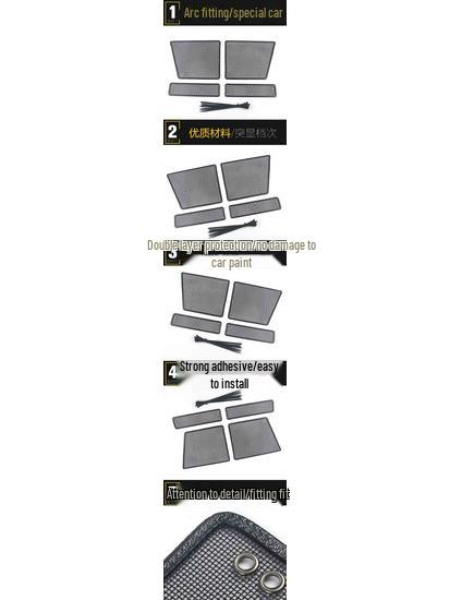 Compatible with 21 GS3 models: Insect Screen Sequins, Diamond Mesh Water Tank Protector, Panel Patch Modifier Accessories