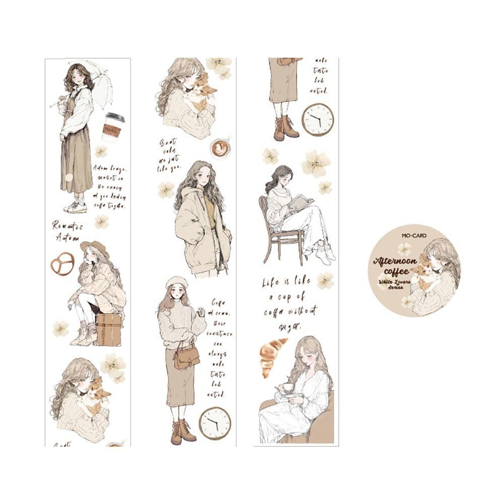 Diy PET Sticker PET lepicí páska Kawaii Scrapbooking Sticker