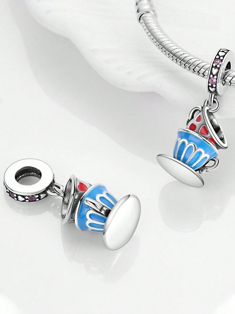 Copper Colors Rainbow Balloon Cat After The Rainbeads Charm Pendant For Original Bracelet For Women Diy Jewelry Love Gift