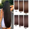 Seamless One-Piece Long Straight Hair Extension, 5-Clip, Ancient Costume Hanfu Style, Available in 60cm, 80cm, 100cm Lengths