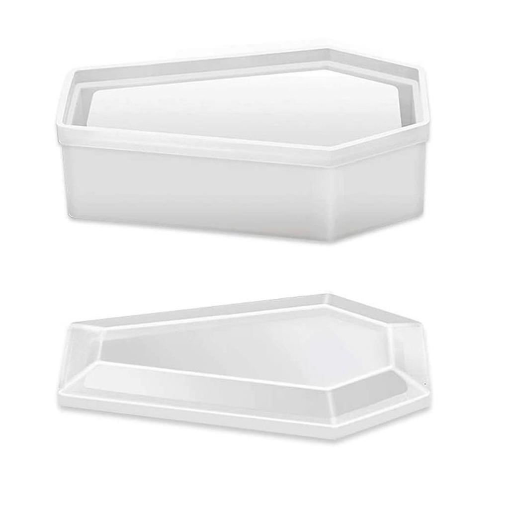 Silicone Clay Tools Resin Making Coffin Mould Resin Casting Mold Container Trinket Storage Box