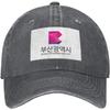Busan Metropolitan City Logo Baseball Cap Vintage Washed Denim Style Adjustable Dad Hat for Adults