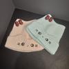 Sweet and Cute Cartoon Cat Bow Knitted Hat Female Autumn and Winter Face Small Headgear Age-reducing Warm Cold Hat