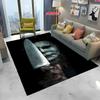 1PC M-Michael M-Myers Halloween Horror Carpet Soft Rug for Dining Living Room Playroom Floor Decor All Season Mat Halloween Gift