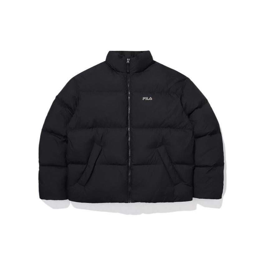 FILA Down Jackets Unisex Black Stand Collar Moderate FE2DJE6105X-BLK 090