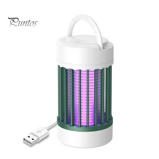 

Перезаряжаемая светодиодная лампа от комаров Высоковольтная мощность Теплое освещение Без мерцания Безопасное использование Эффективная электрическая лампа от комаров Zapper Micro USB зелёный