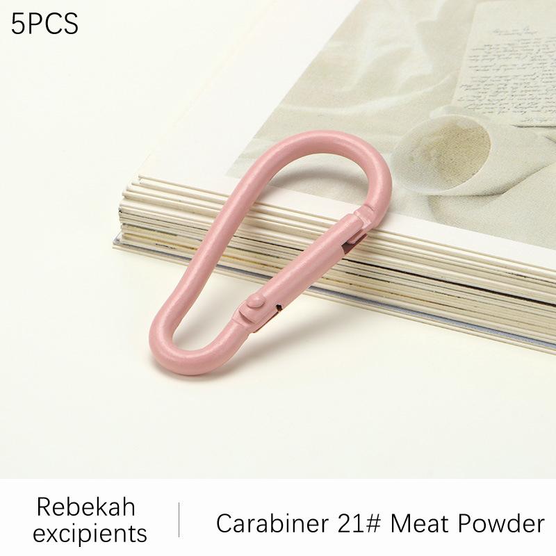 5 szt. Karabińczyk wspinaczkowy Pierścień sprężynowy Stop Otwierany Brelok Paski Części Zawieszka Klamra Zatrzaskowa Klips Hak spustowy