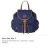MIU MIU Cotton Backpack Women's Cornflower Blue & Brandy 5BZ042_2IBQ_F0TQF_V_OOO