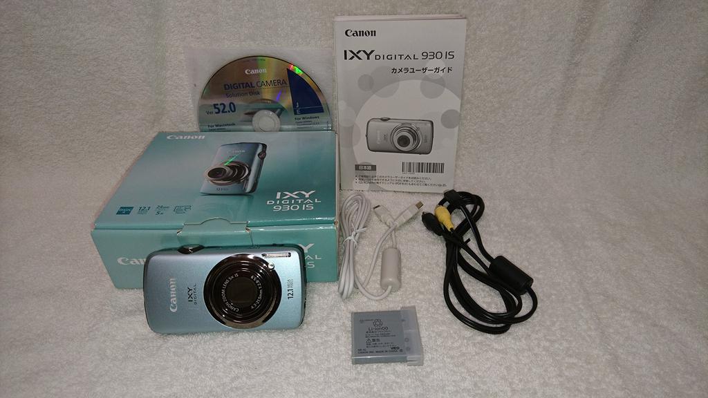 Canon Digital Camera IXY DIGITAL 930 IS Blue IXYD930IS(BL)