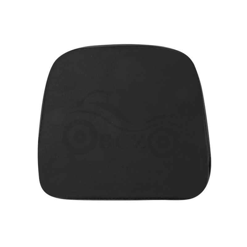 Black Universal Square Backrest for Harley Cruiser Motorcycle