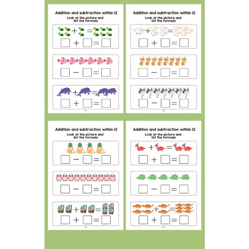 Interactive Preschool Math Workbook : Includes Number Tracing Addition Plus Subtraction Practice Pages Early Education Activities Plus Counting