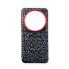 Magnetische Leder-Handyhülle für Xiaomi 15 Ultra Großer Metall-Len, Mi13 14 Ultra 15 Pro Geometrische Graffiti Schutzhülle