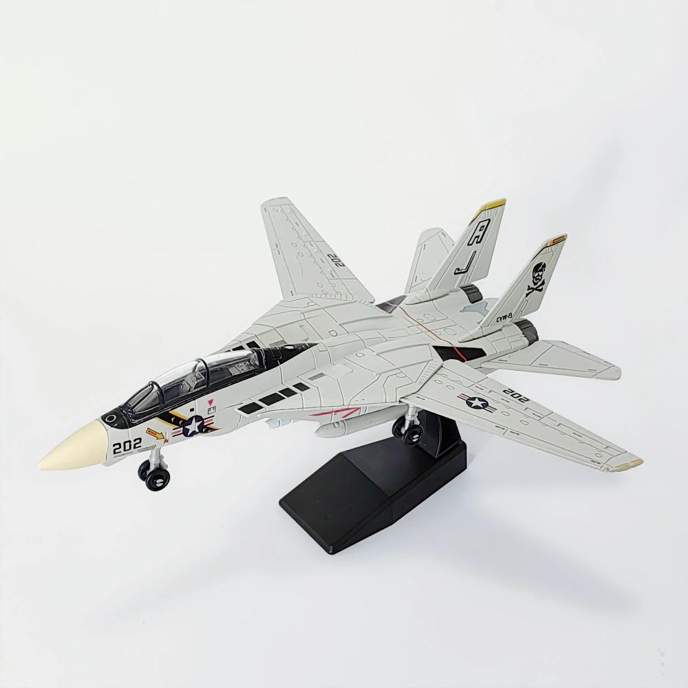 

F-14 Fighter 1:72, assembled plastic airplane model (including display rack), home display and collection, creative gifts