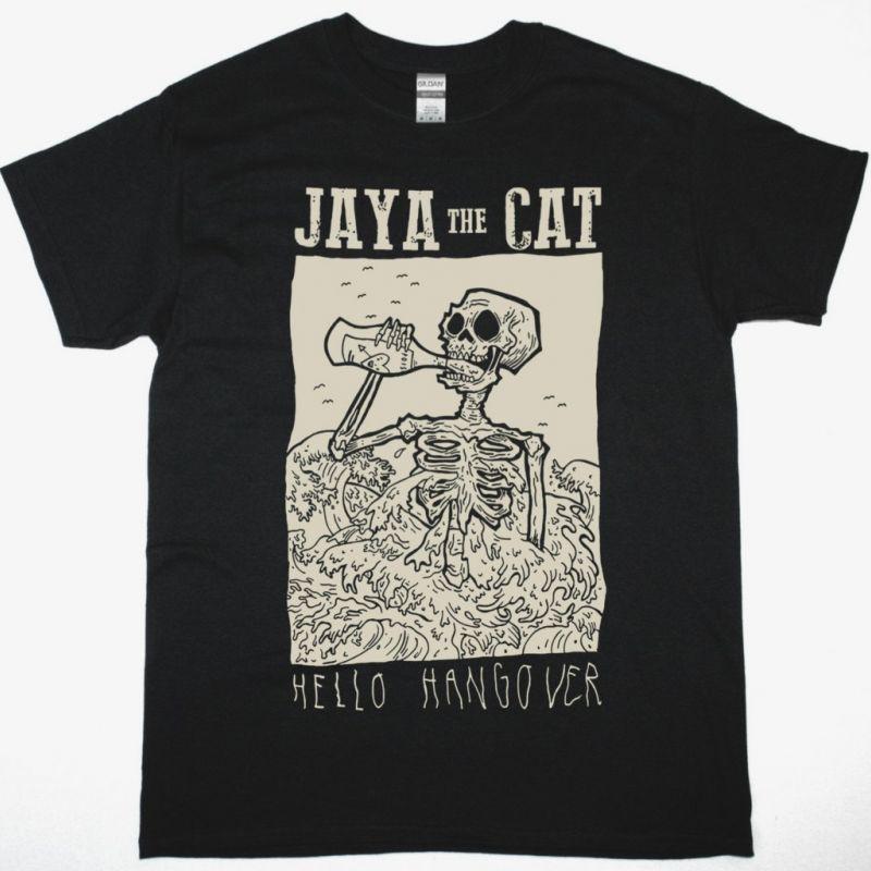 JAYA THE CAT HELLO HANGOVER NEW BLACK Unisex T-Shirt
