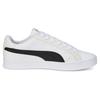 Puma Smash Vulc V3 Lo Leder Low Top Sneaker Unisex Sneaker Weiß Schwarz 380752-10