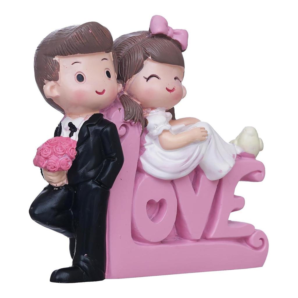 Cute Couple Love Decorative Showpiece - Valentine Gift for Girlfriend, Boyfriend, Husband, Wife, Him, Her