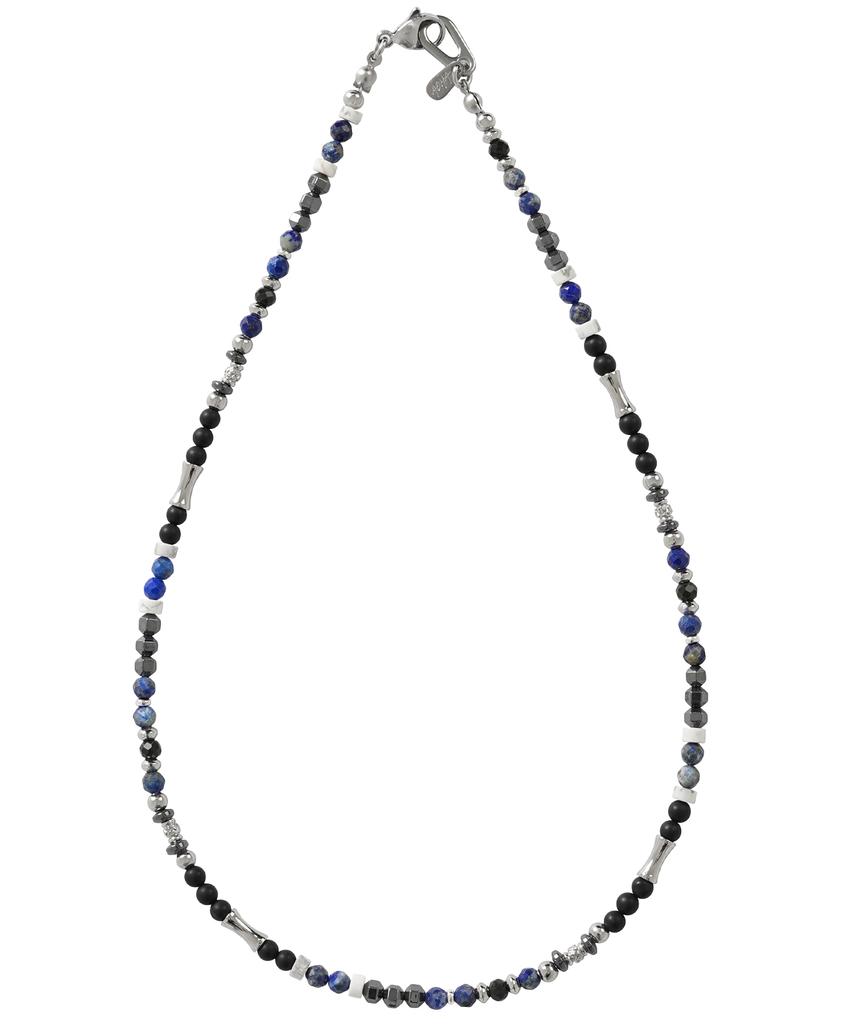 Acha Ares Multi Bead Necklace _ Lapis