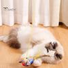 Pouncing Cat Toy Chirping Bird Interactive Simulation Electric Touch Activated Hunting Instinct Plush Teaser for Indoor Cats And Dogs Sounds