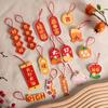 Decorative New Year's Blessing Pendant Chinese Style Lunar New Year Hanging Ornament  Wedding