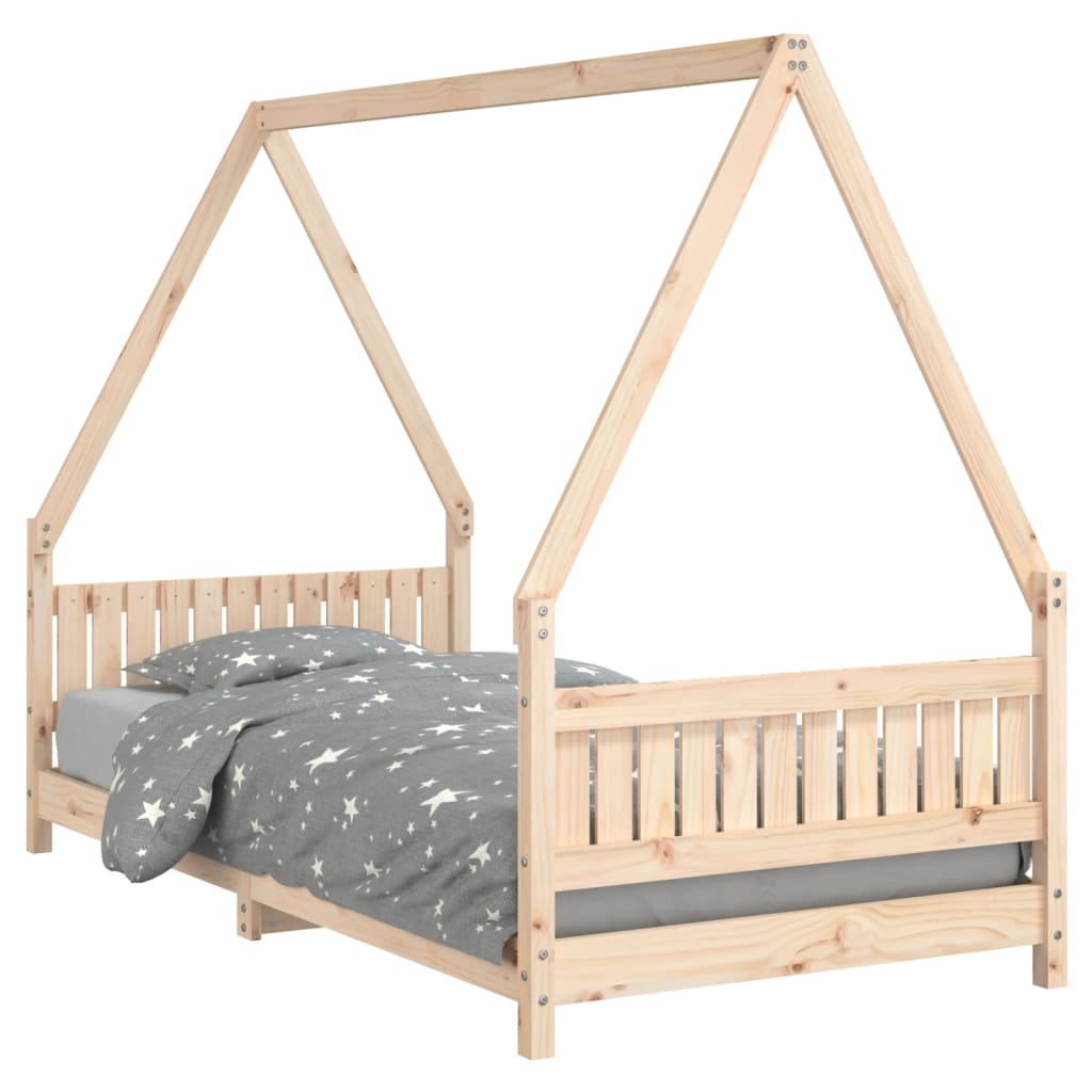 Kids Bed 90 x 190 cm Solid Pine Wood