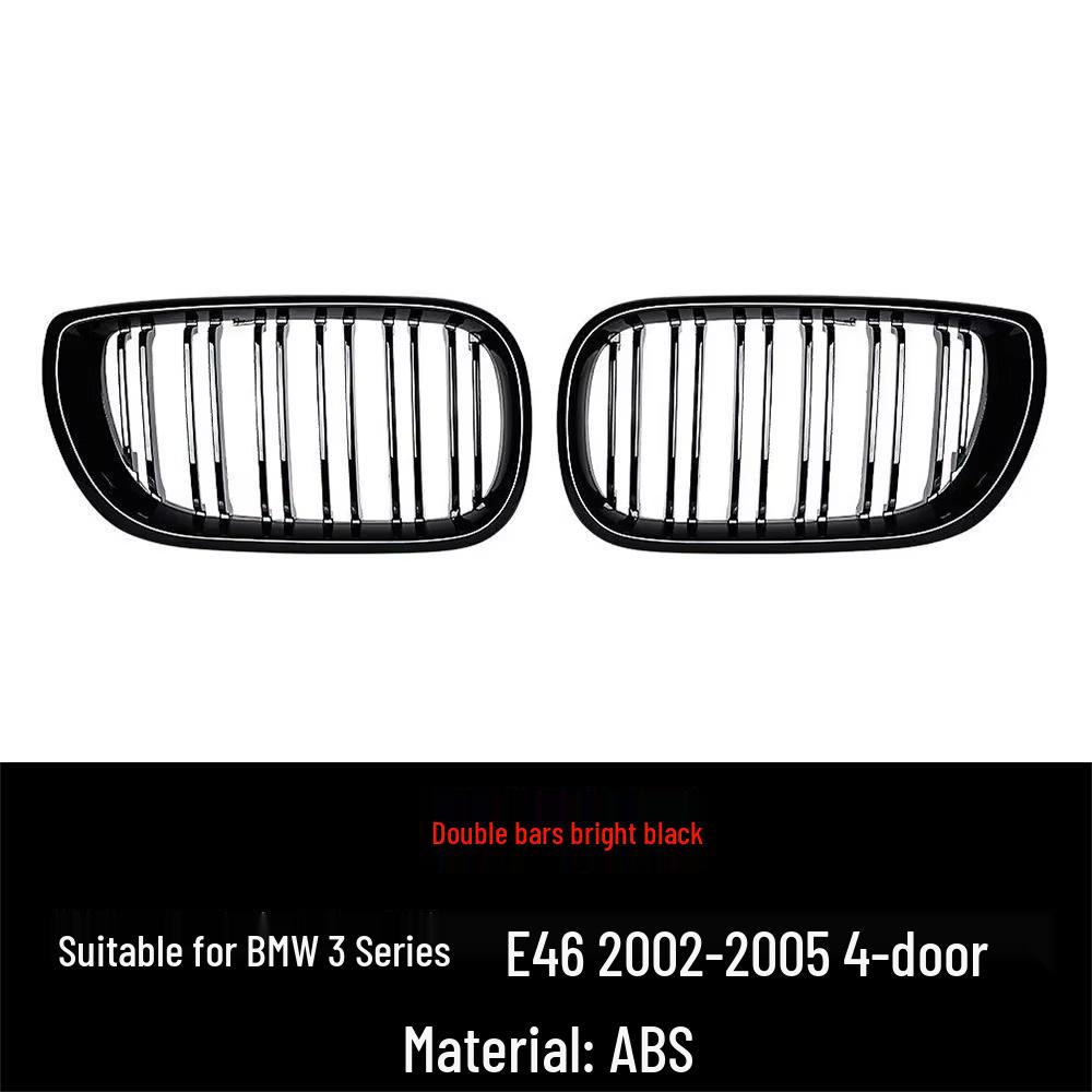 BMW 3 серии E46 2002-2005 4-дверный Модифицированная решетка радиатора  двойные почки