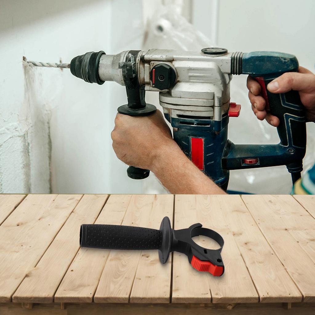 1pc Detachable Adjustment Rotary Handle For 26 Electric Hammers Drill Handle 215*(46-52) Mm Power Tool Drill Accessories