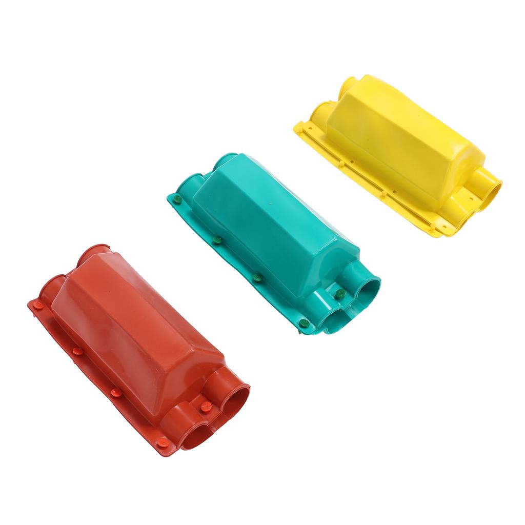 3PCS Cable Terminal Insulation Cover Silicone Rubber Connector Protective Sleeve 10KV Withstand