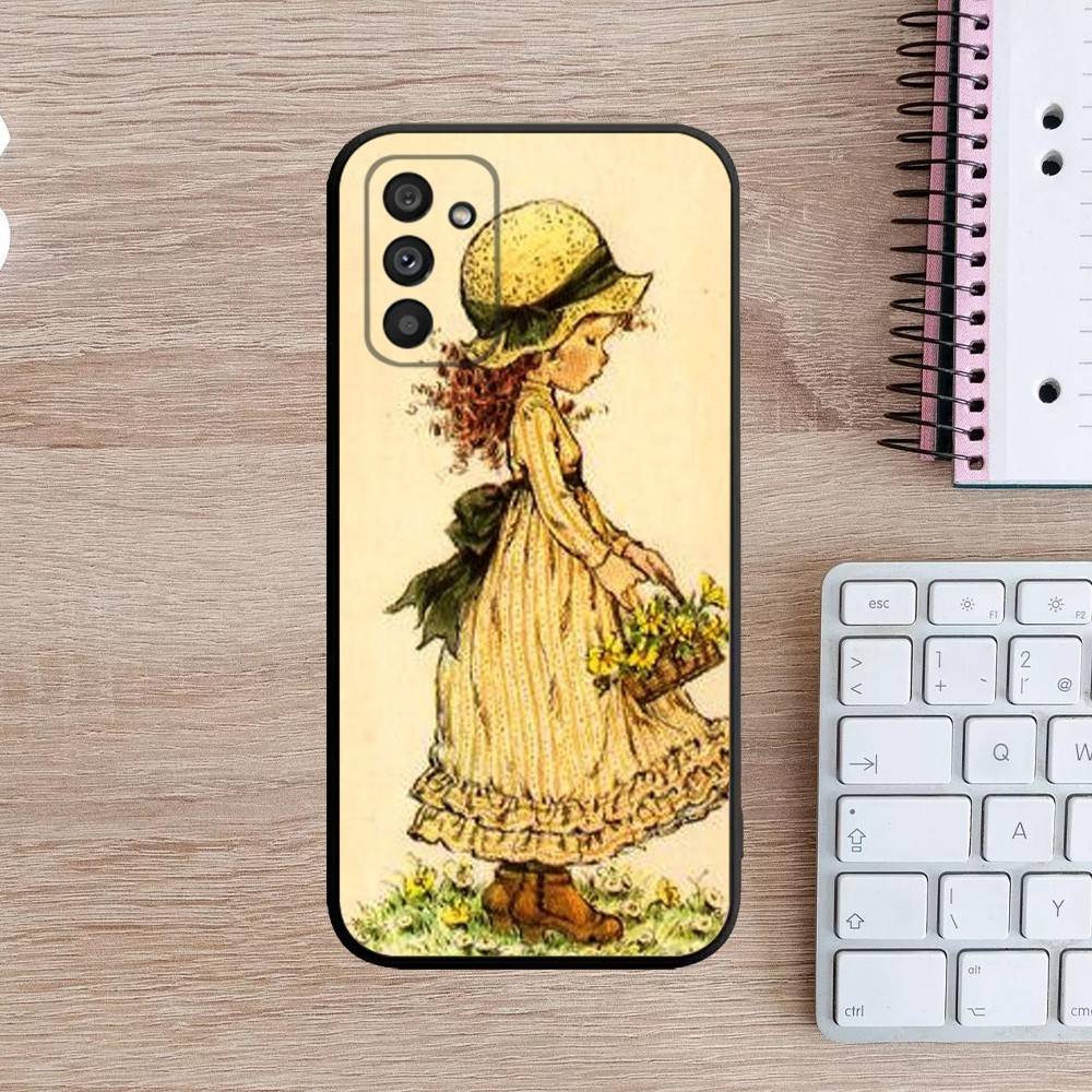 Sarah Kay Handyhülle Für Samsung Galaxy A13,A21s,A22,A31,A32,A52,A53,A71,A80,A91 Weiche Schwarze Hülle