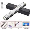 Chimei 24-Hole Double Reed C Key Harmonica for Adults & Beginners