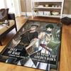 Black Clover Carpet Rug For Living Room Bedroom Home Sofa Decoration Kids Play Nonslip Floor Mat