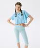 Jun Jun Space Solid Crop T_Powder Blue