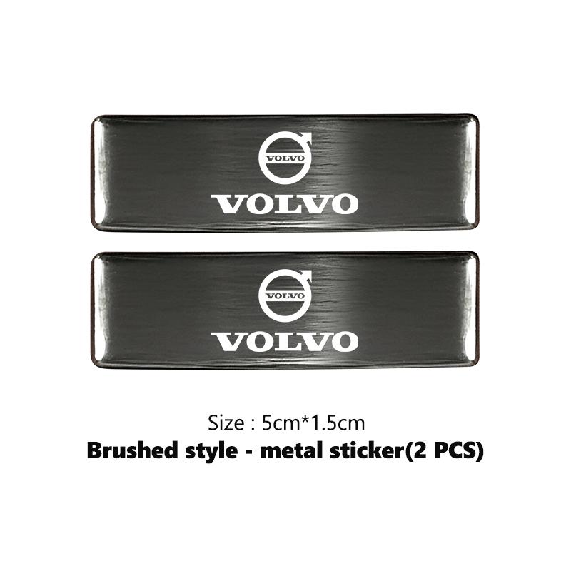 Car Logo Body Sticker Aluminum Alloy Emblem Auto Stickers For Volvo V60 V90 S60 S80 S90 C30 XC40 XC60 XC70 XC90 V40 HL9