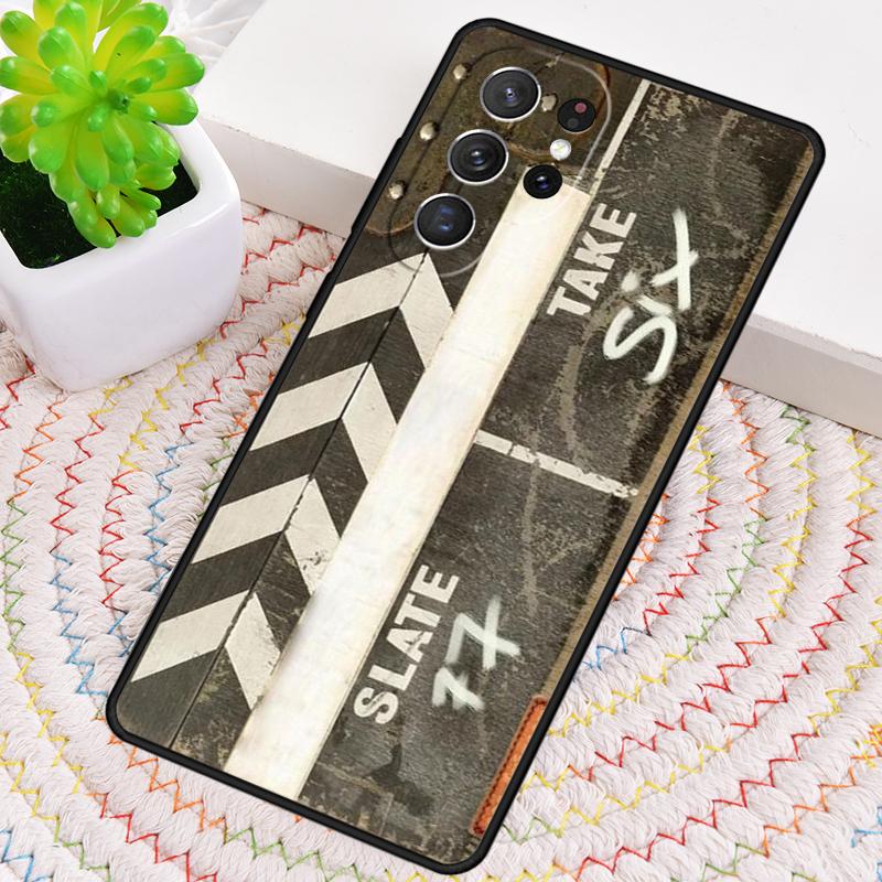 Clapperboard Phone Case for Samsung Galaxy note 10 pro S26 Ultra S23 S24 FE S25 S21 S22 PLUS shockproof Cove