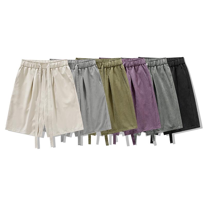 High Quality Men or Women Summer Shorts Pleated Baggy Fashion Casual Beach Shorts