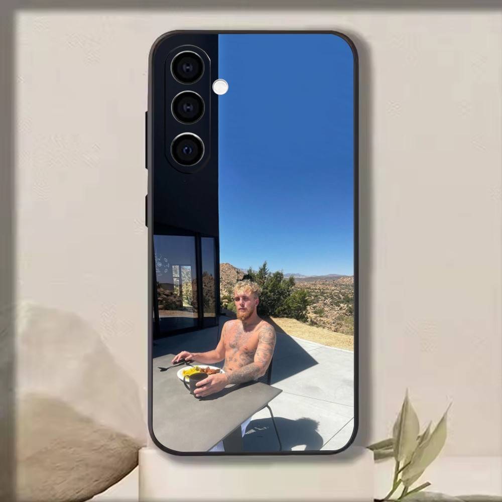 

Jake Paul Phone Case For Samsung Galaxy A73,A72,A71,A70,A53,A52,A51,Soft Silicone Black Cover Samsung a21