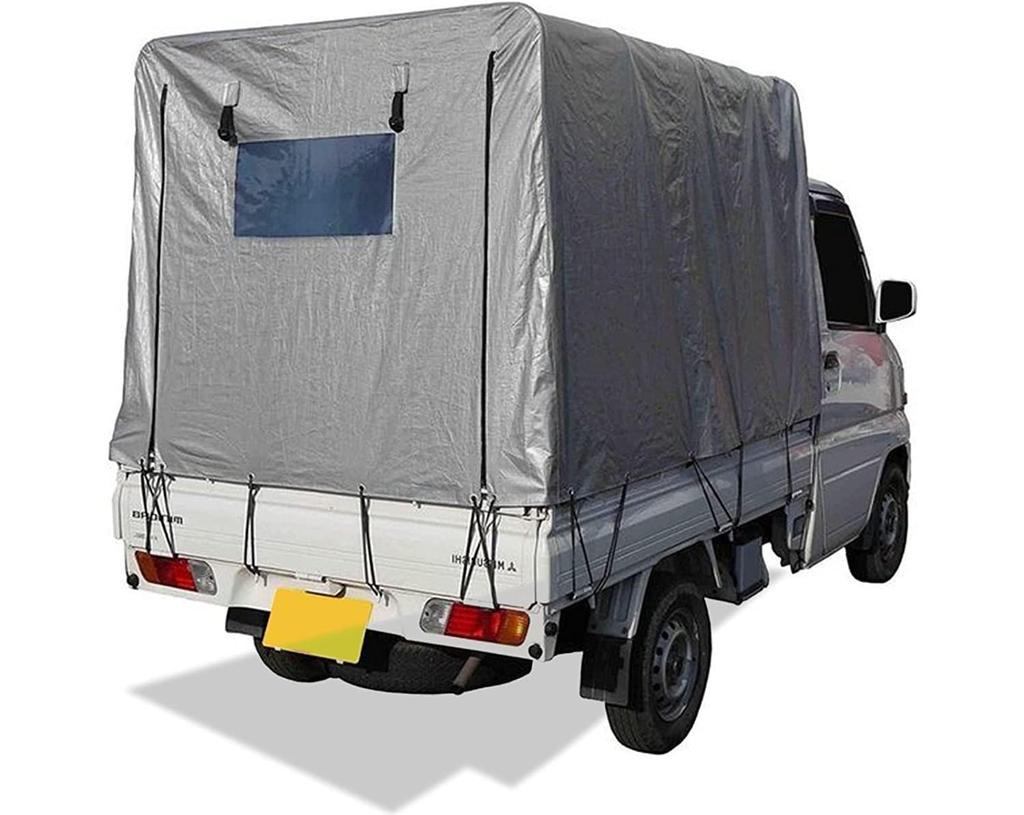 HeiGod Lett Lastebil Kalesje Kalesjeduk Universell Passform for Lett med Erstatningsduk UV Firkantet Konstruksjon Kalesje, Duk, 192x137x120cm, Kun,