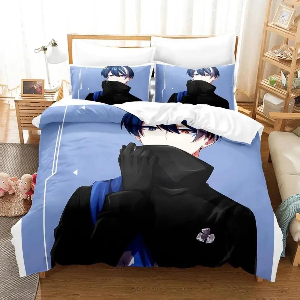 Anime Technoroid Overmin Bedding Set Duvet Cover Bed Set Quilt Cover Pillowcase Comforter king Queen Size Boys Adult Bedding Set