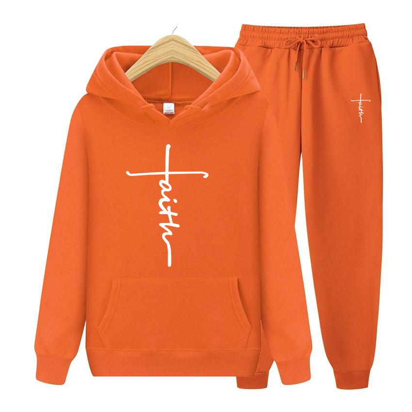 Men 2 Piece Set Hoodies+Pants Sets Hoody Mens Sweatshirt Sport Joggers Sweatpants Suit Autumn Winter Fashion Clothing Tracksuit