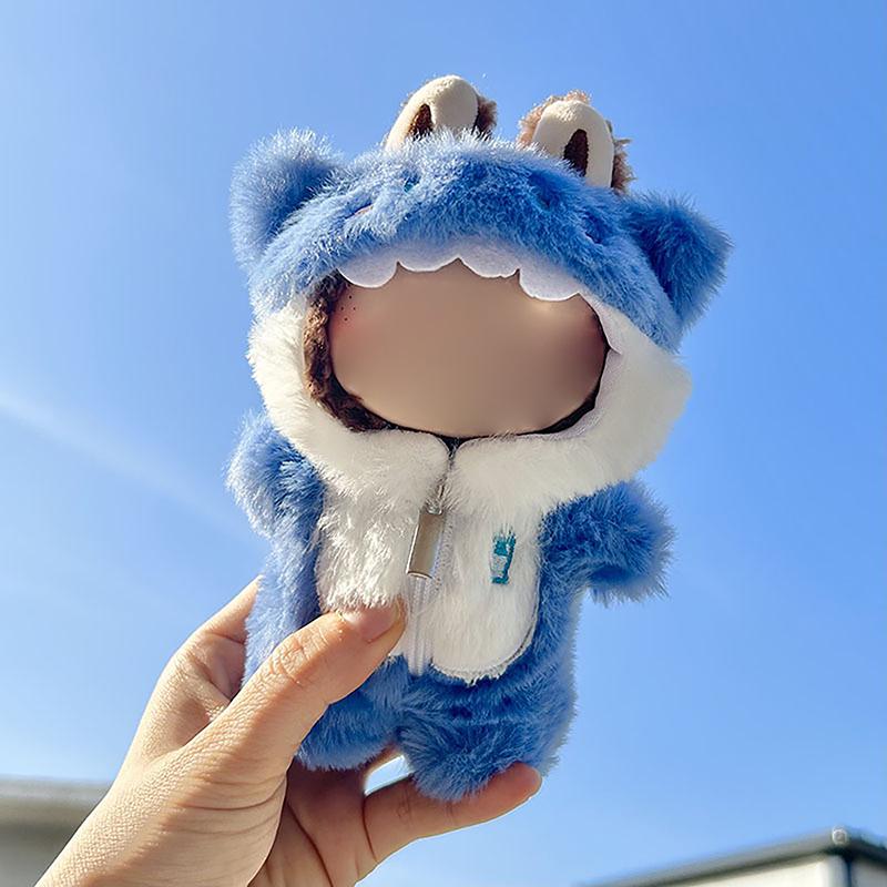 

Милая мини плюшевая одежда для кукол, наряд, только одежда и аксессуары для кукол Лабубу 17 см, свитер, толстовка, одежда, сделай сам, детские подарки A5