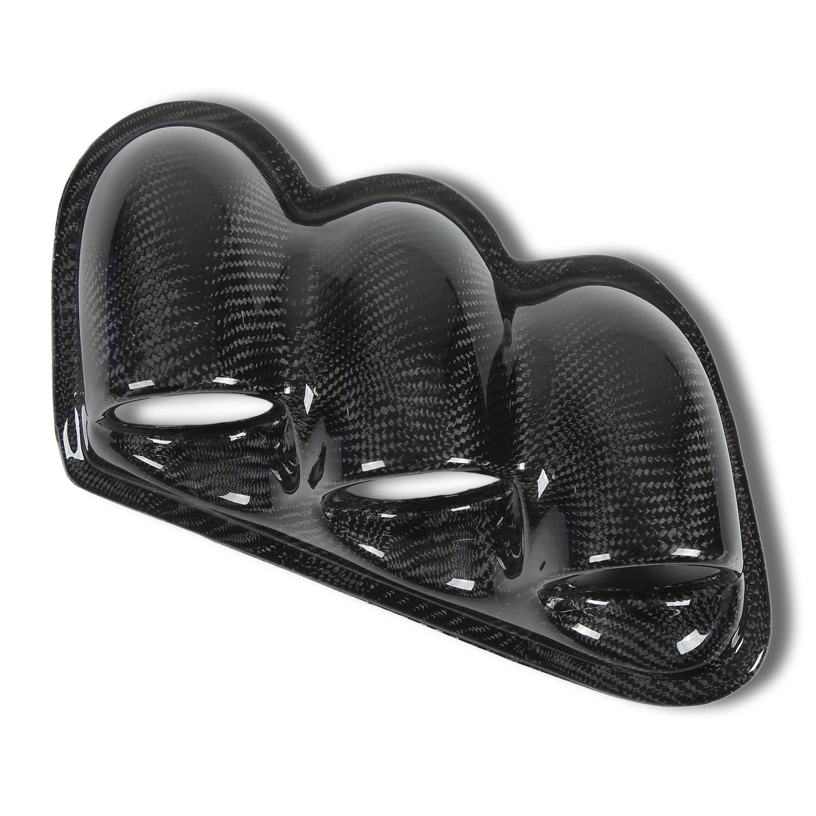 

52 мм карбоновая приборная панель тройной держатель для датчиков замена для Mitsubishi Lancer EVO 7th 8th