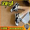 2025 New Spring and Summer Casual Flat-bottomed German Training Shoes Women's Retro Casual Sports Board Shoes Lace-up Mesh White Shoes