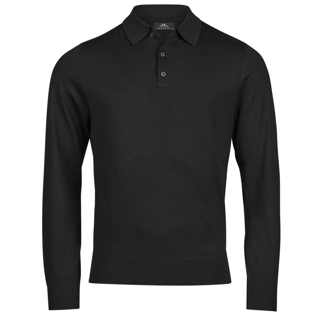 Tee Jays Mens Knitted Polo Shirt