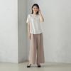 Comme Ca Ism Size Cool-Touch Back-Tuck T-Shirt, L, White, 12-68CK21-205