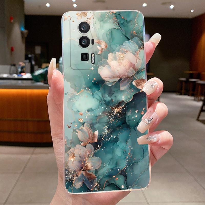 Casing For Xiaomi POCO F5 Pro 5G Phone Cover Aesthetic Luxury Cute Cool Boys Girls Soft TPU Transparent Silicone Cellphone Case